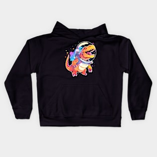 space dino Kids Hoodie